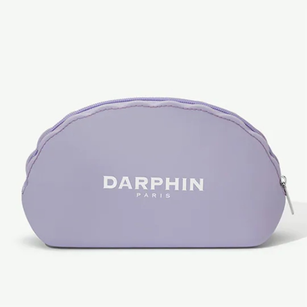 Darphin Paris Silicone Skincare Zip Up Pouch Travel Case